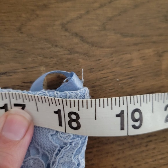 City Studio Fit and Flare Dress-Blue floral-Juniors 15 - Picture 7 of 7